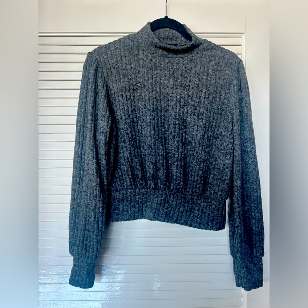One clothing grey turtleneck sweater size large